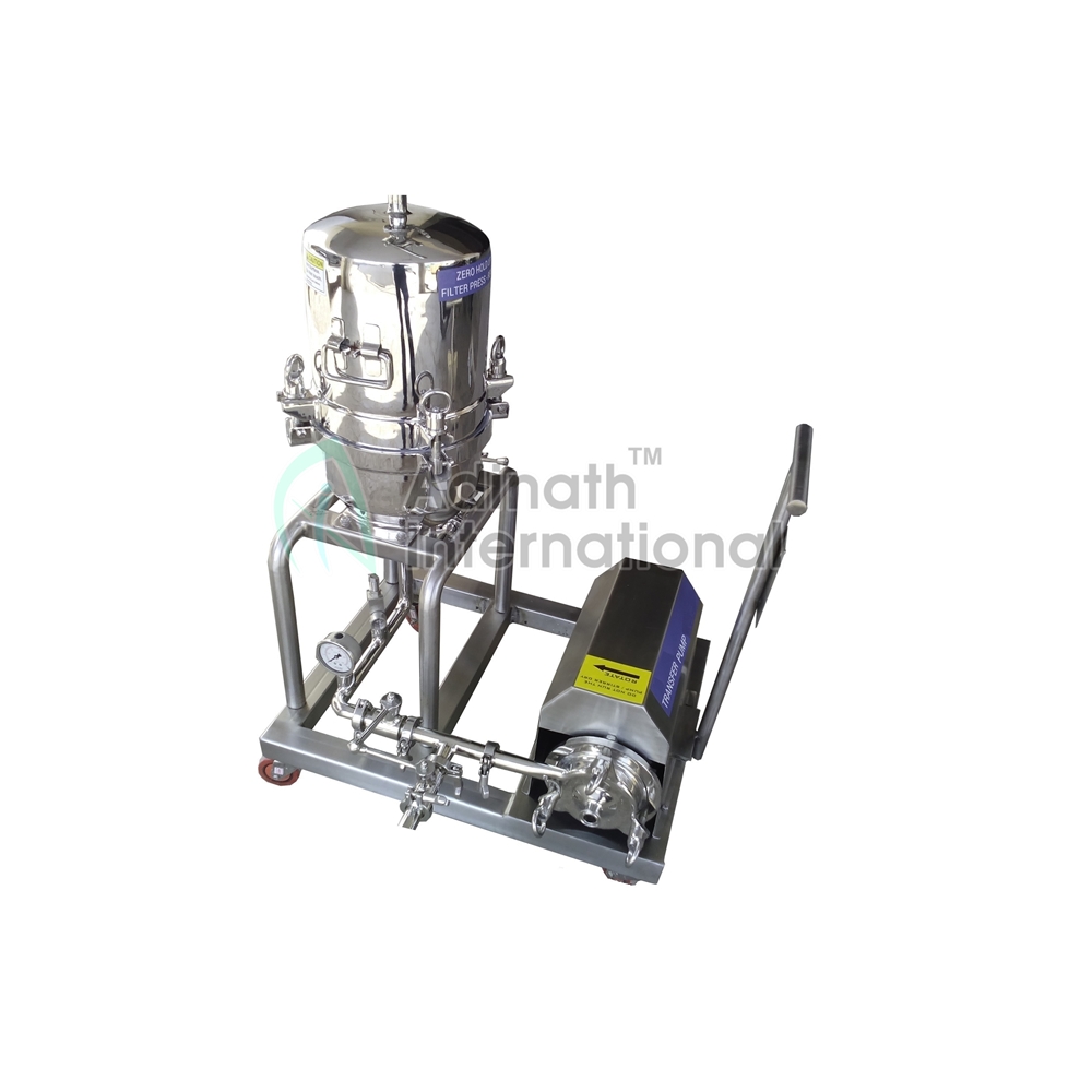 Zero Hold up Filter Press